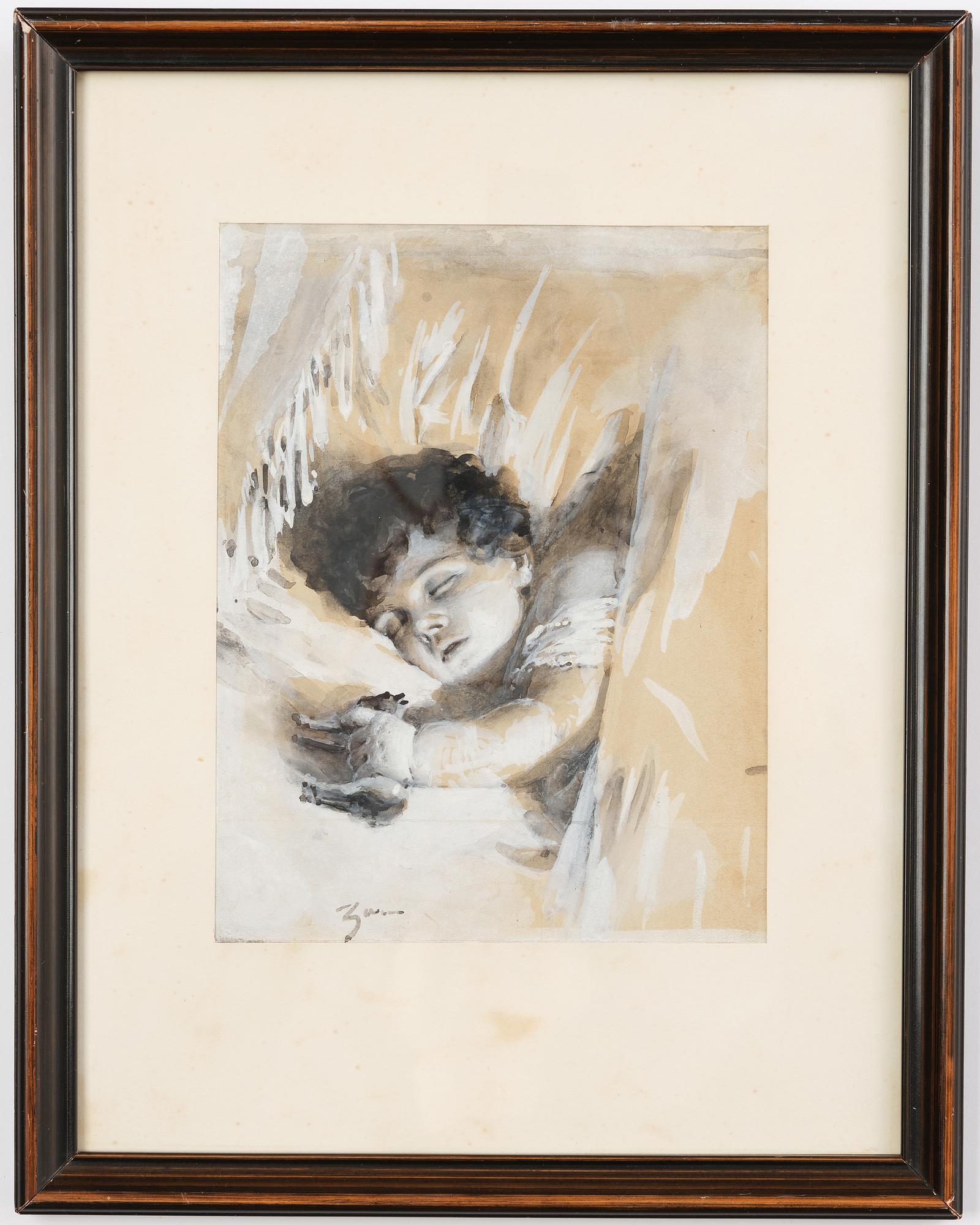 Anders Zorn, Sleeping boy.