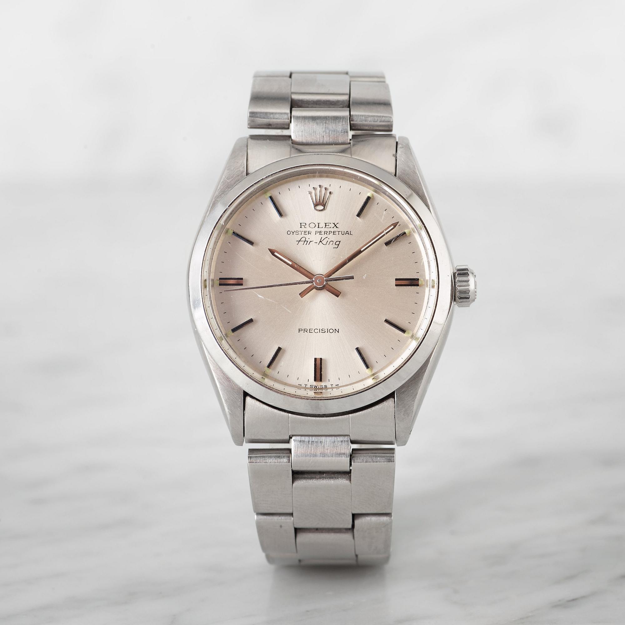 ROLEX Oyster Perpetual Air King Precision wristwatch 34 mm Bukowskis