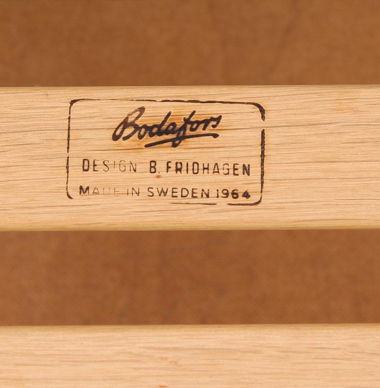SÄNGBORD, 1 par, Bertil Fridhagen, Bodafors, 1964.