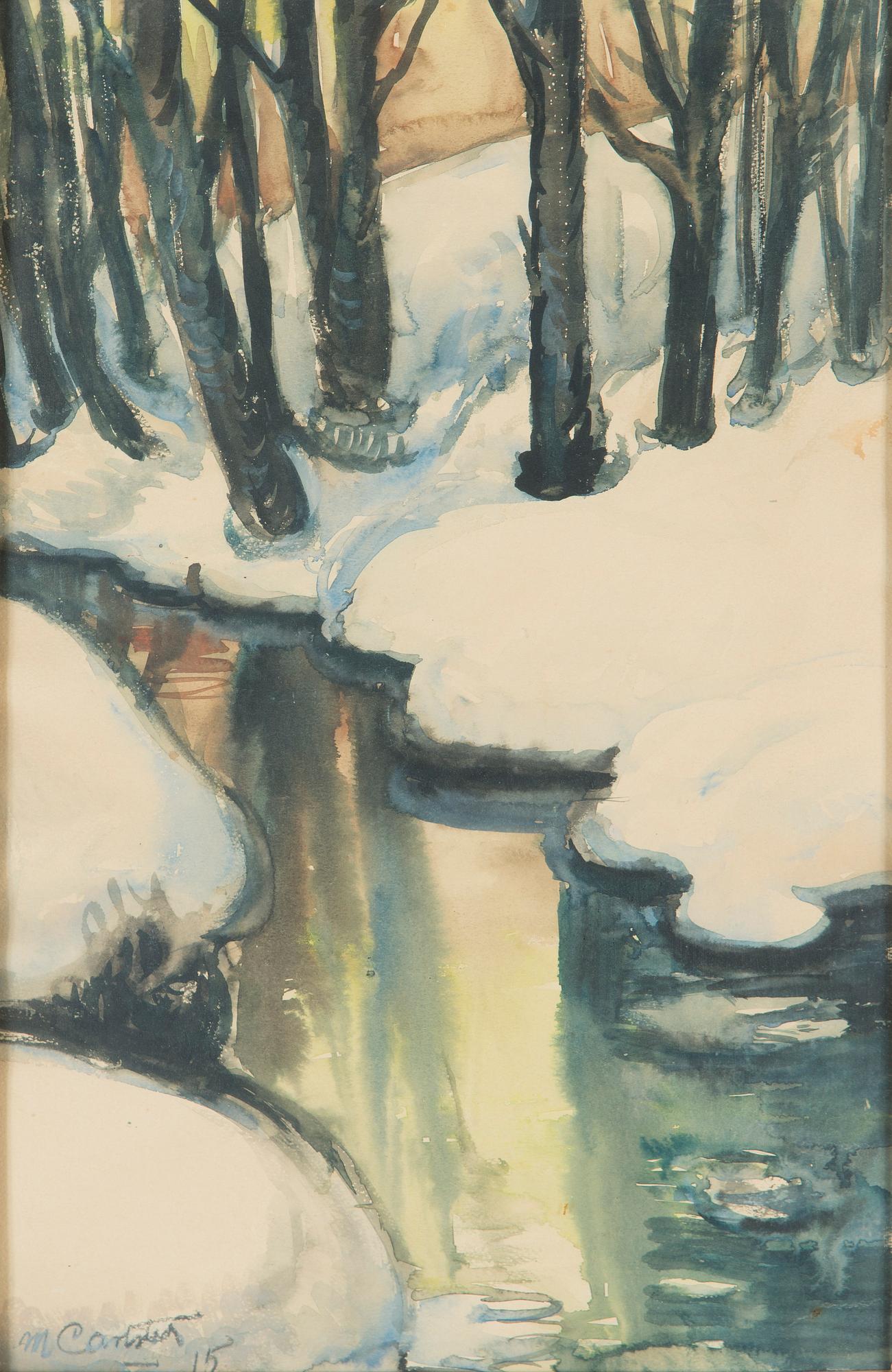 Mikko Carlstedt, Jäätynyt metsäpuro.