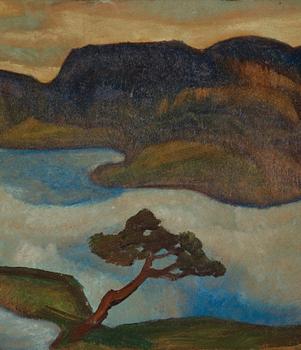 Helmer Osslund, The Lonely Pine.