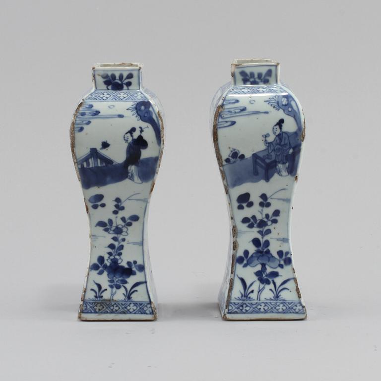 VASER, ett par, Kangxi, 1700-tal första hälft.