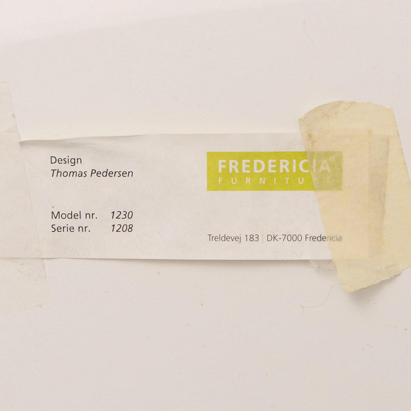 Thomas Pedersen, a laminate "Icicle 1230" coffee table for Fredericia furniture Denmark.