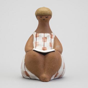 A stoneware sculpture "Charlotta" by Lisa Larson, Gustavsberg.