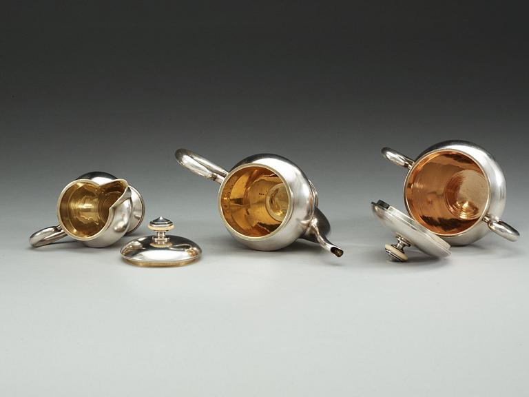 MOCKASERVIS, 3 delar, icke identifierad mästare, Moskva 1800-talets slut.