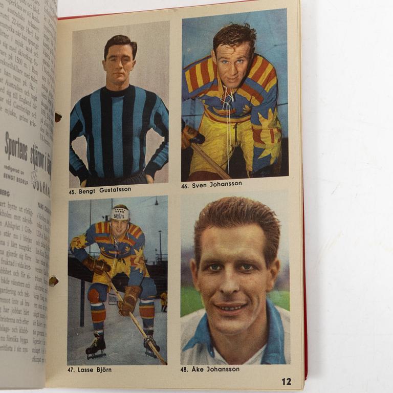 Samlarbilder, "Sportens Stjärnor" utgivna av  Hemmets Journal.