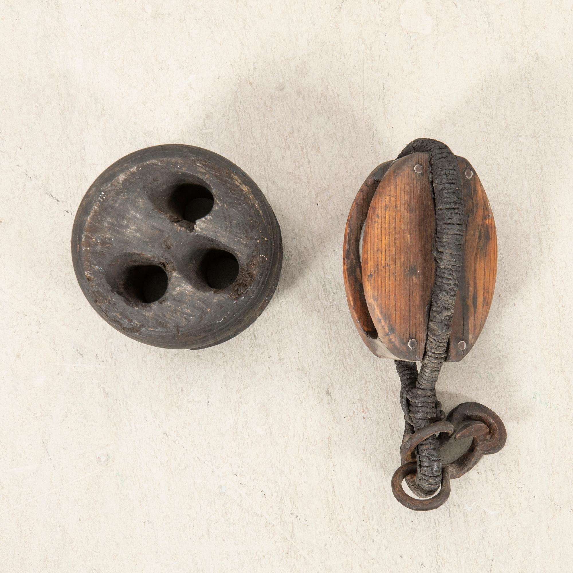 Block med syskonhakar samt jungfru, 1800-talets senare del / 1900-talets början.