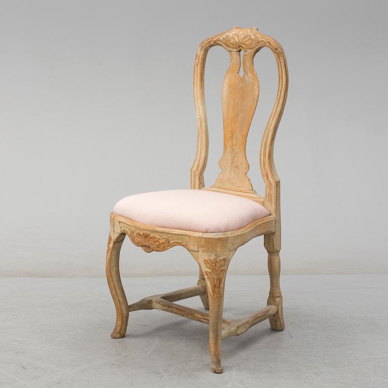 STOL, rokoko, stockholmsarbete, 1700-talets andra hälft.