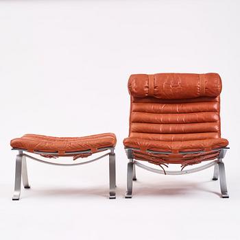 Arne Norell, an 'Ari' easy chair and ottoman, Norell Möbel AB, Sweden.