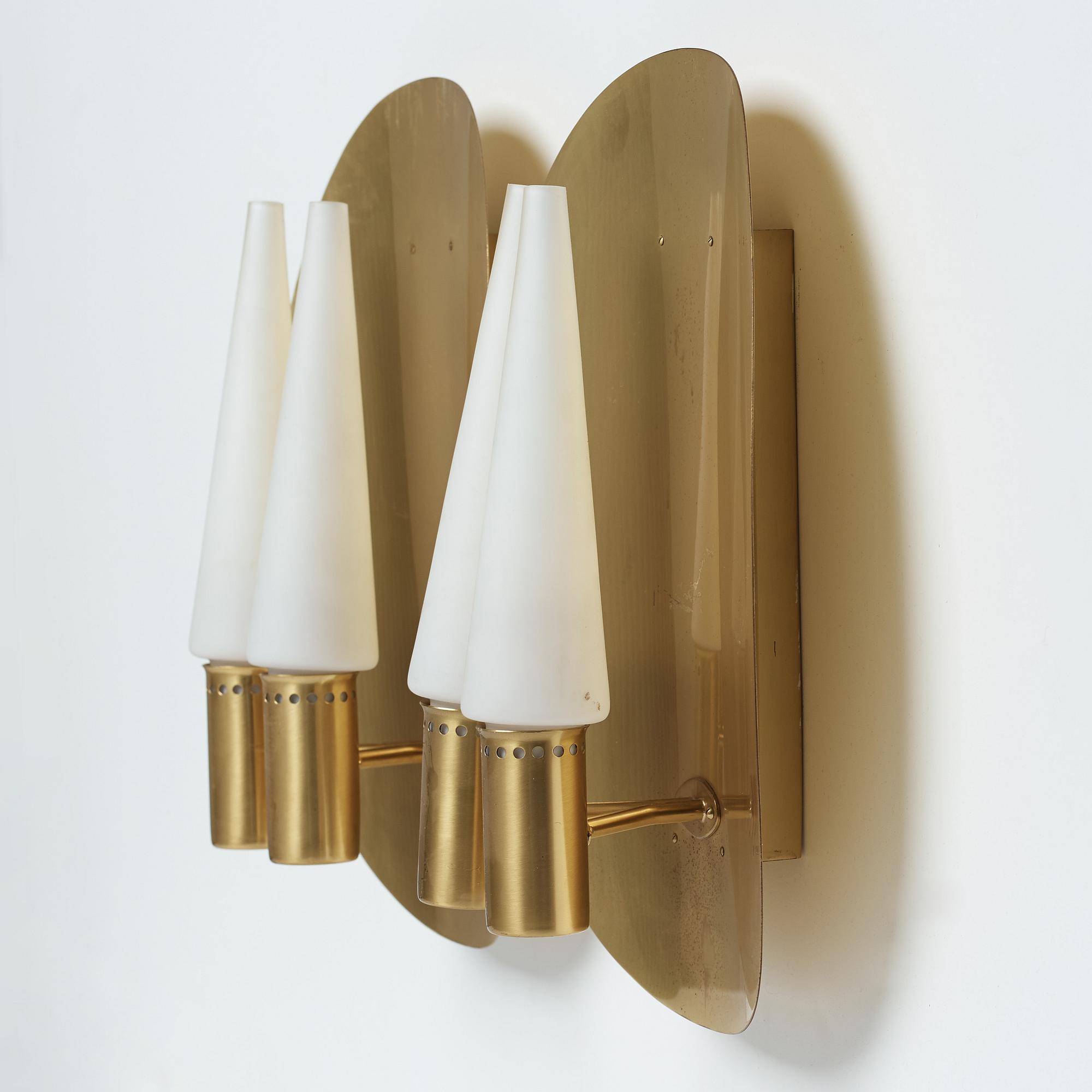 HANS-AGNE JAKOBSSON, vägglampetter, ett par, Markaryd, 1900-talets andra hälft.