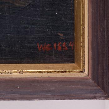 PETER WEISS, oil on panel, signed and dated -40.