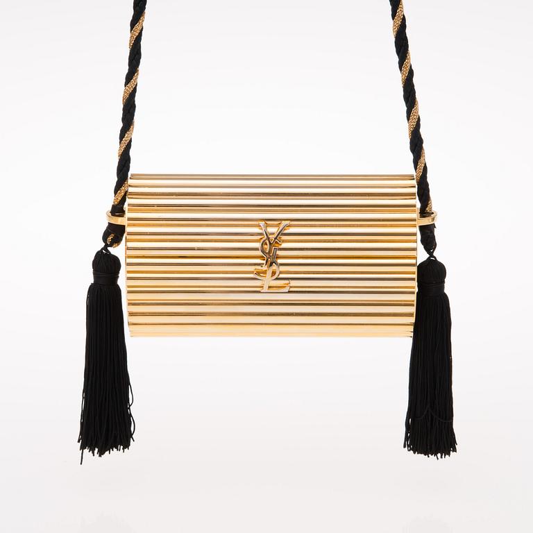 EVENING PURSE, "Minaudière", Yves Saint Laurent, 1980s.