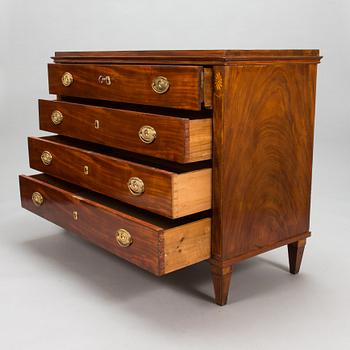 An Empire-style chest of drawer, Carl Hendrik Blom (master in Stockholm 1796 - 1835).