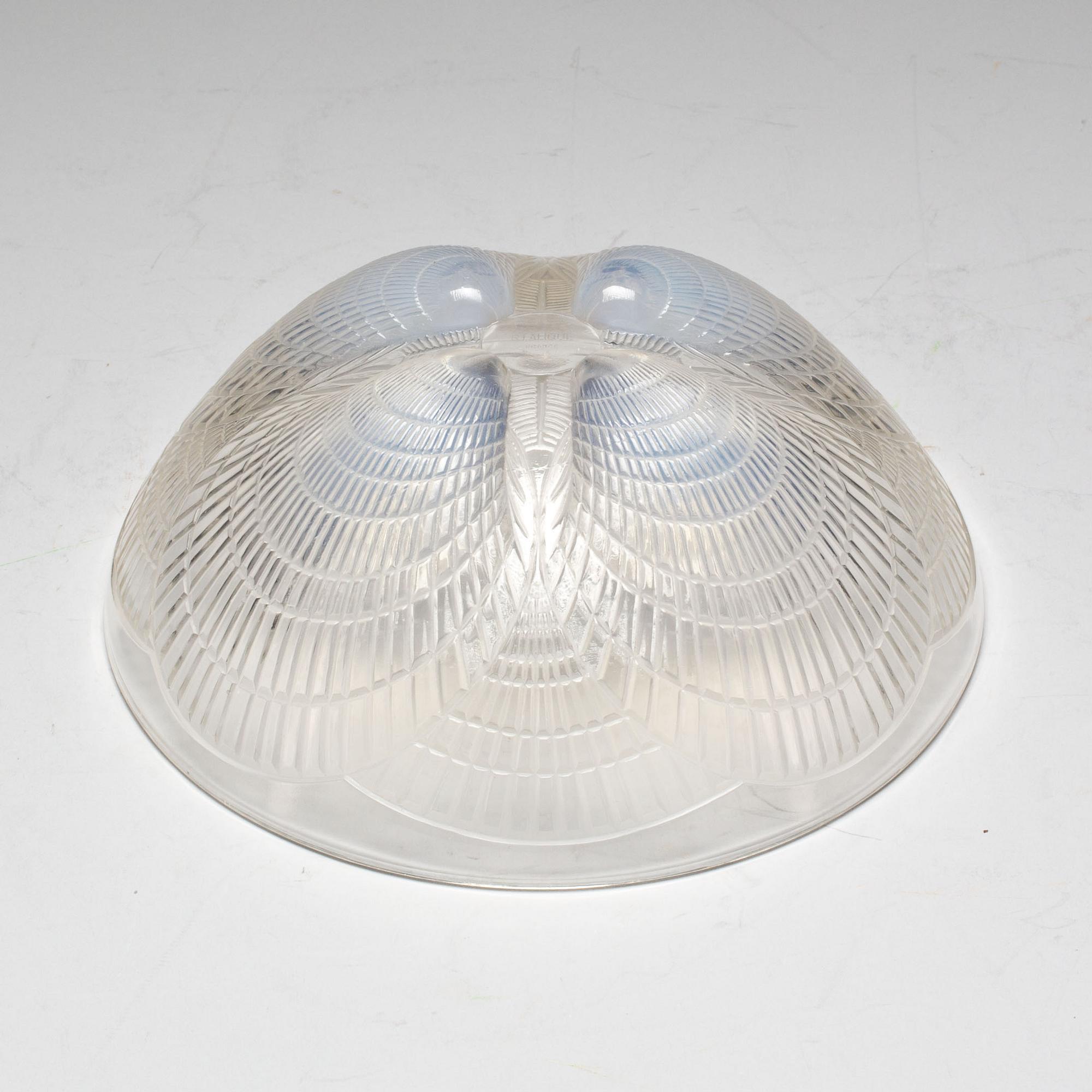 SKÅL, glas, "Coquilles " R. Lalique France. 1930-tal.