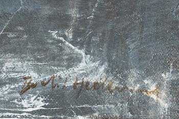 Bodil Hedlund, oil on canvas, signed.