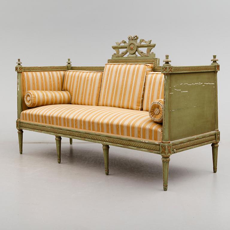 SOFFA, gustaviansk, 1700-talets slut.