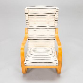 Alvar Aalto, fåtölj, modell 36/401,  O.Y. Huonekalu- ja Rakennustyötehdas A.B. 1900-luvun puoliväli.