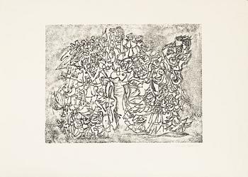 Asger Jorn, Folder with 7 lithographs from: "8 Lithographs".