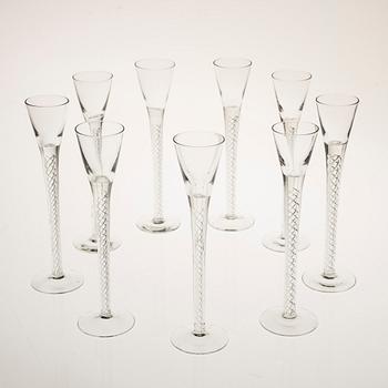 SPETSGLAS, 9 st, 1900-tal.