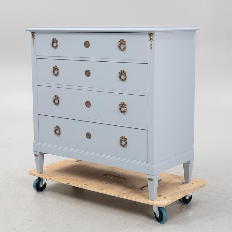 A Gustavian style chest of drawers, first half of the 20th Century.