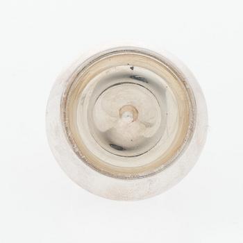 RING, silver. Pekka Piekäinen, Auran Kultaseppä, Åbo 1973.