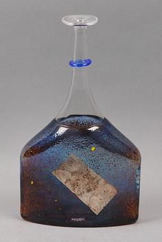 FLASKA, glas, Bertil Vallien, Kosta, Artist Collection, numr 89253.