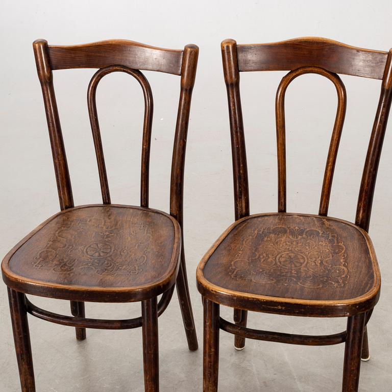 THONET, stolar 8 st, 1900-talets första hälft.