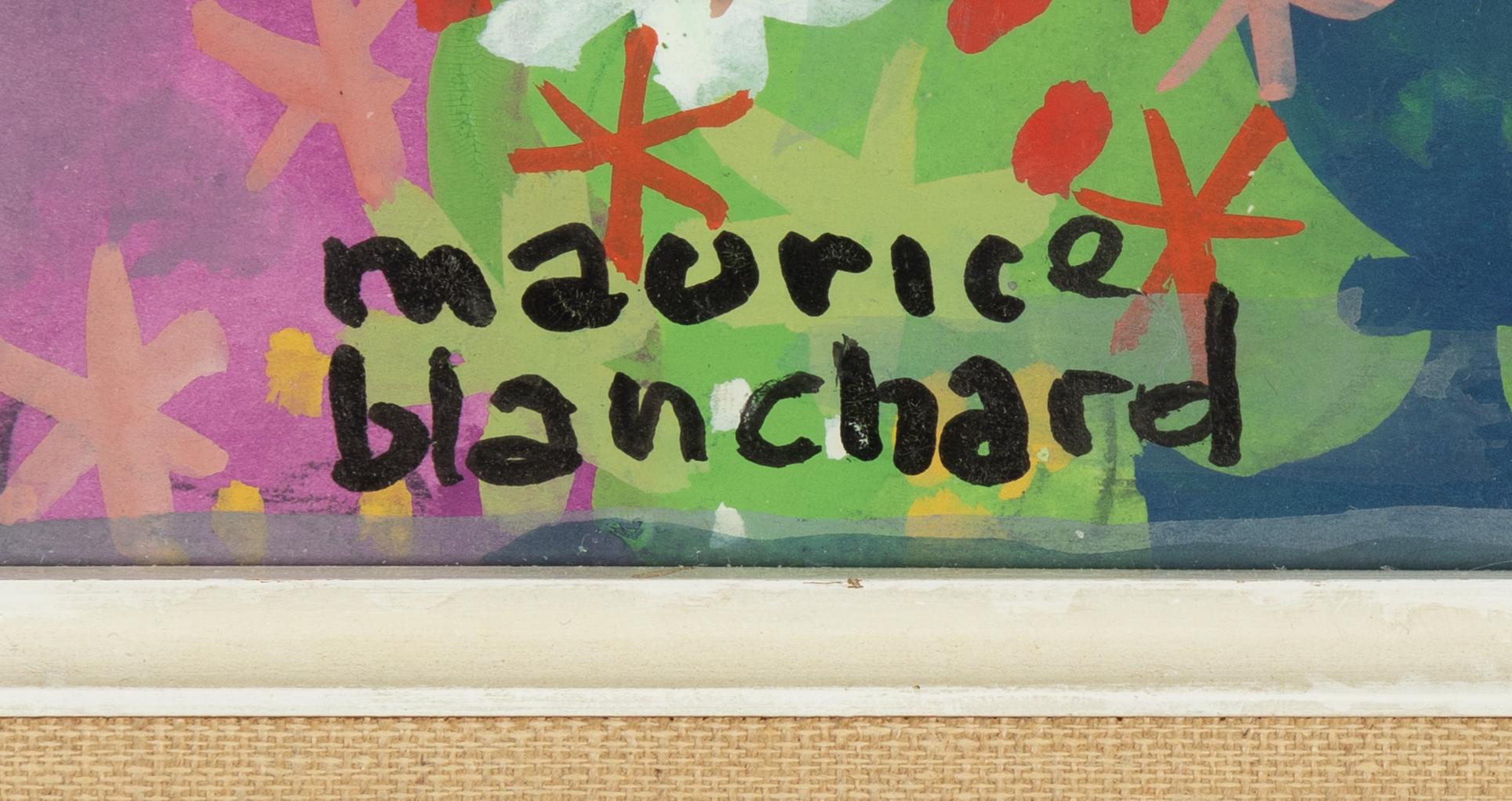 Maurice Blanchard, gouache, signed.