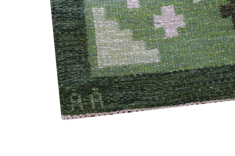 Åsa PÅkerblom, a "Ljusterö" flat weave carpet, Sweden, signed ÅÅ, c. 238 x 167 cm.
