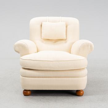 Josef Frank, an upholstered easy chair, model 336, Svenskt Tenn, Sweden 2013.