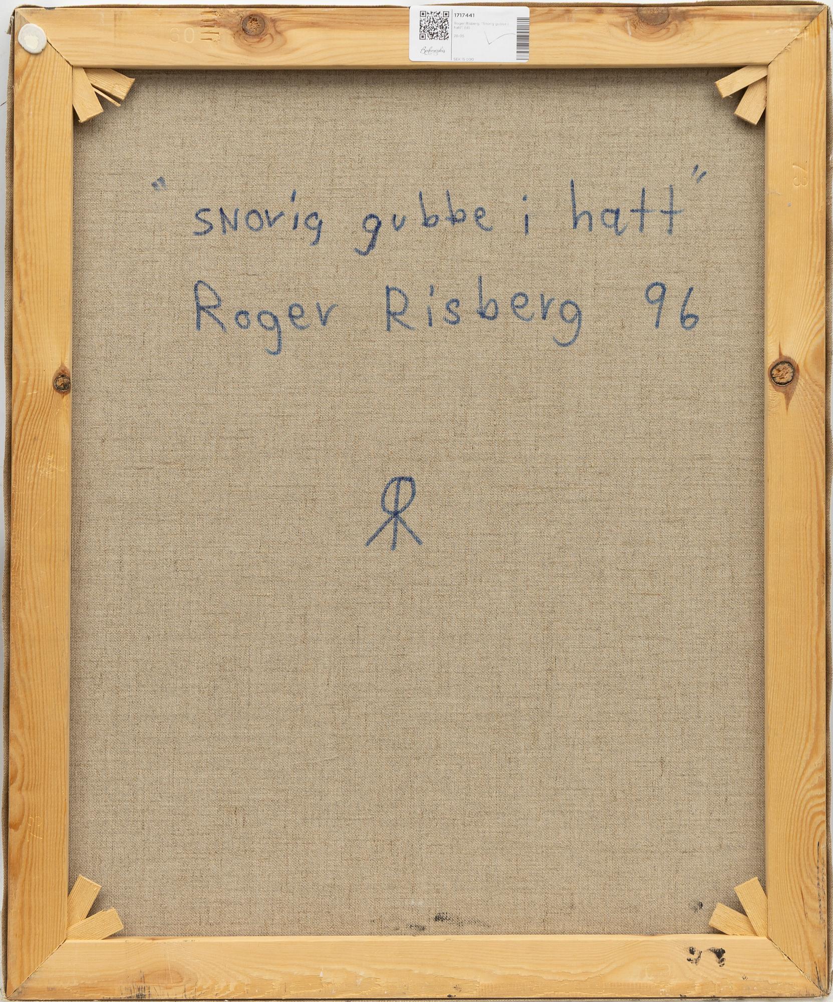 Roger Risberg, "Snorig gubbe i hatt".