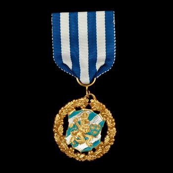 MEDALJ, 18 k, Sporrong, Nässjö, 1972, vikt 22 g.