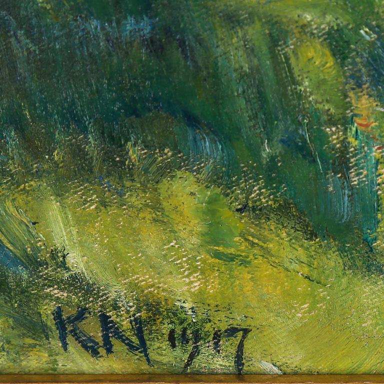 KARL NORDSTRÖM, olja på duk, signerad och daterad 1917.