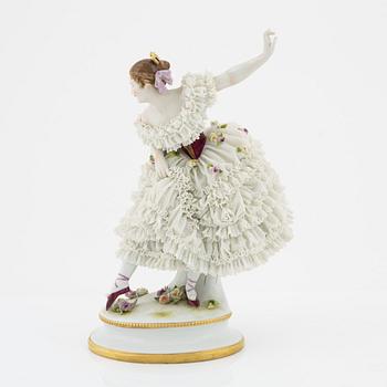 A porcelain figurine, Rudolstadt Volkstedt, Germany, mid 20th Century.