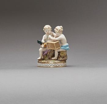 FIGURIN, Meissen, tidigt 1900-tal, porslin.