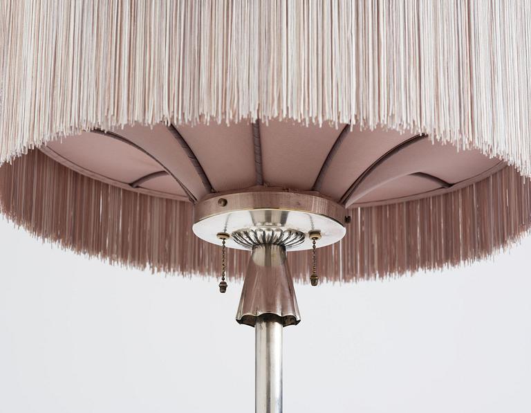 Elis Bergh, a Swedish Grace floor lamp, C.G. Hallberg, Stockholm, 1920s.