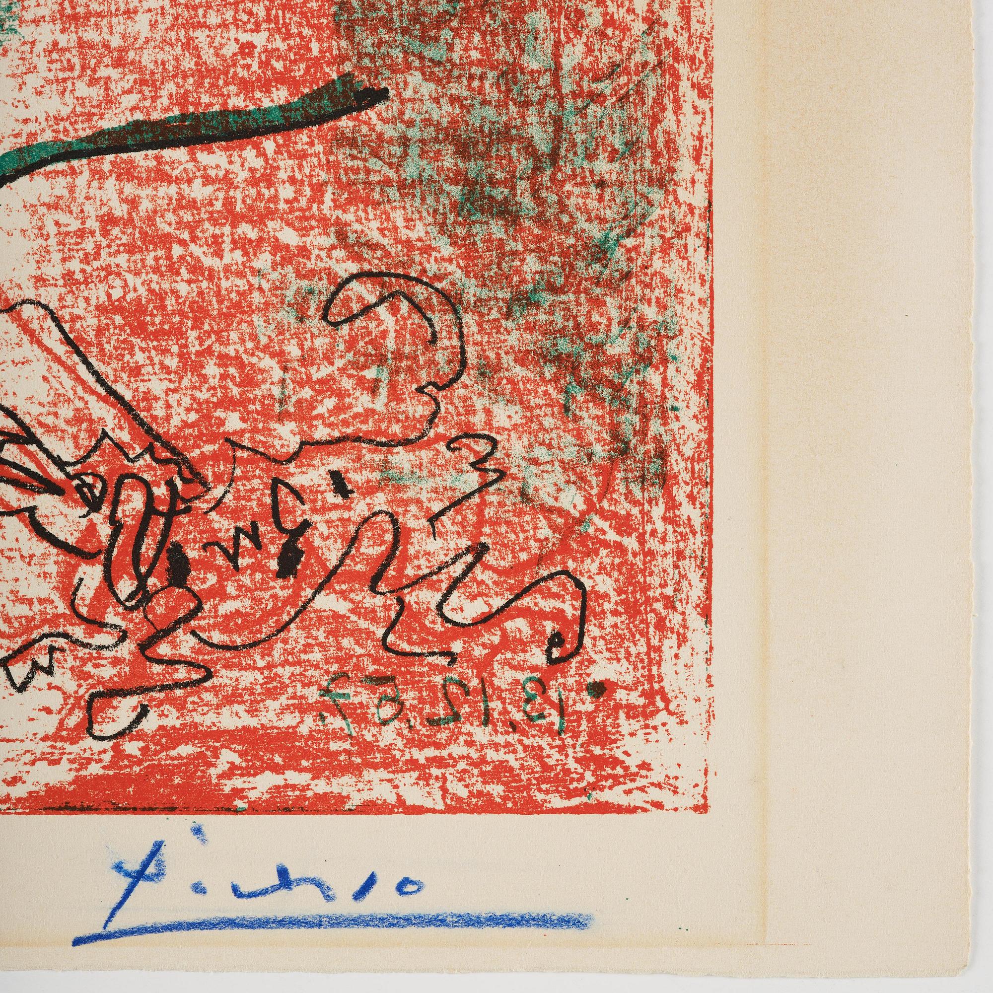 Pablo Picasso, "L'Ecuyère et les clowns".