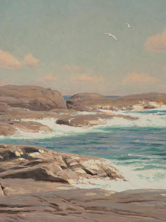 Johan Krouthén, Cliffs by the sea, Marstrand.