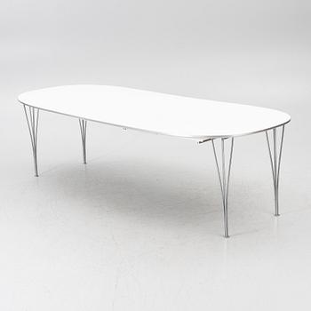 Bruno Mathsson, & Piet Hein, dining table, “Superellipse”, Fritz Hansen, 1987.
