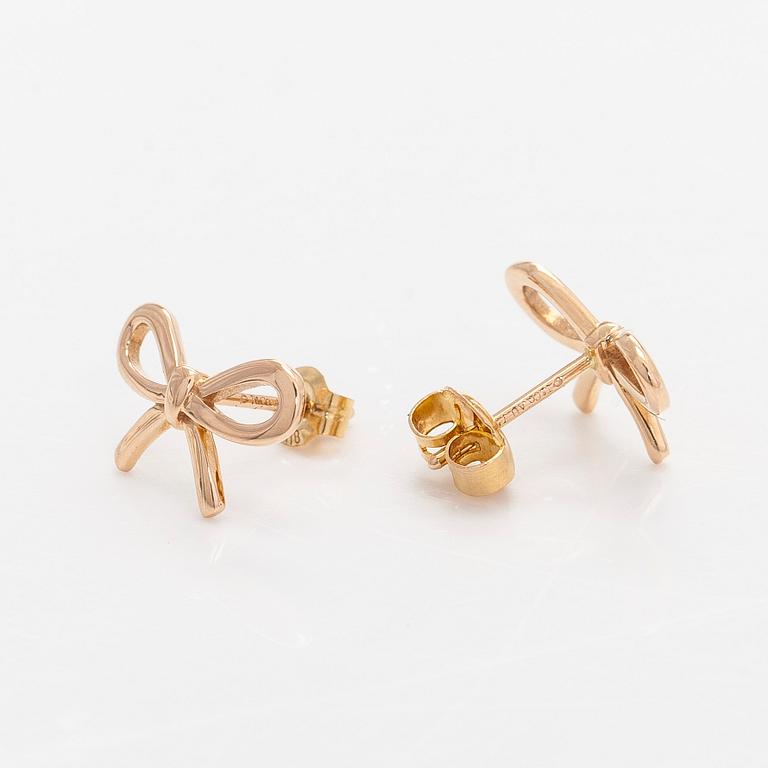 Tiffany & Co, korvakorut, rusetit, 18K kultaa.