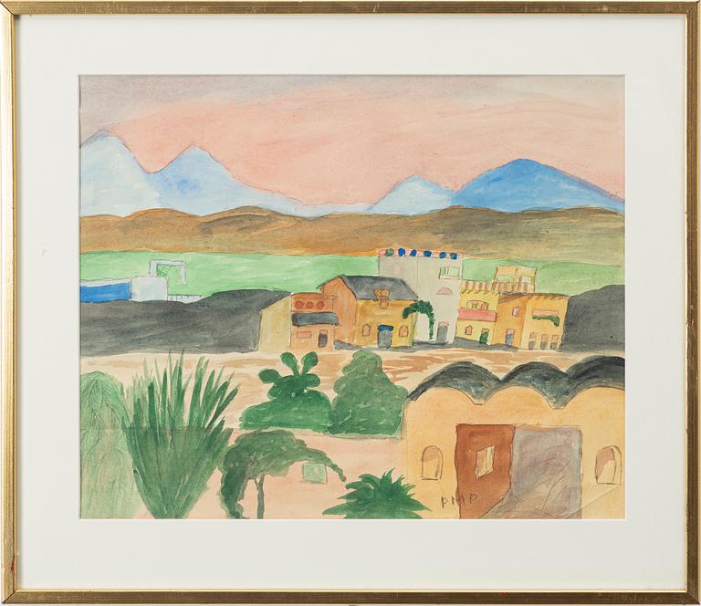 Primus Mortimer Pettersson, Southern landscape.