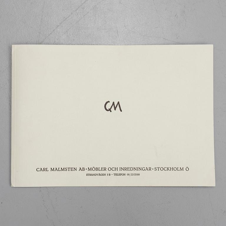 CARL MALMSTEN, golvur, 1969.