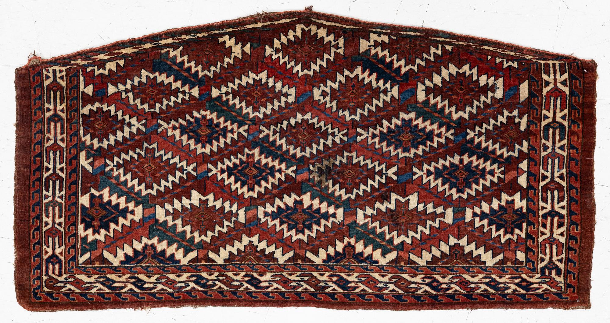 A Yomud Asmalyk, north Turkmenistan, c. 120 x 60 cm.