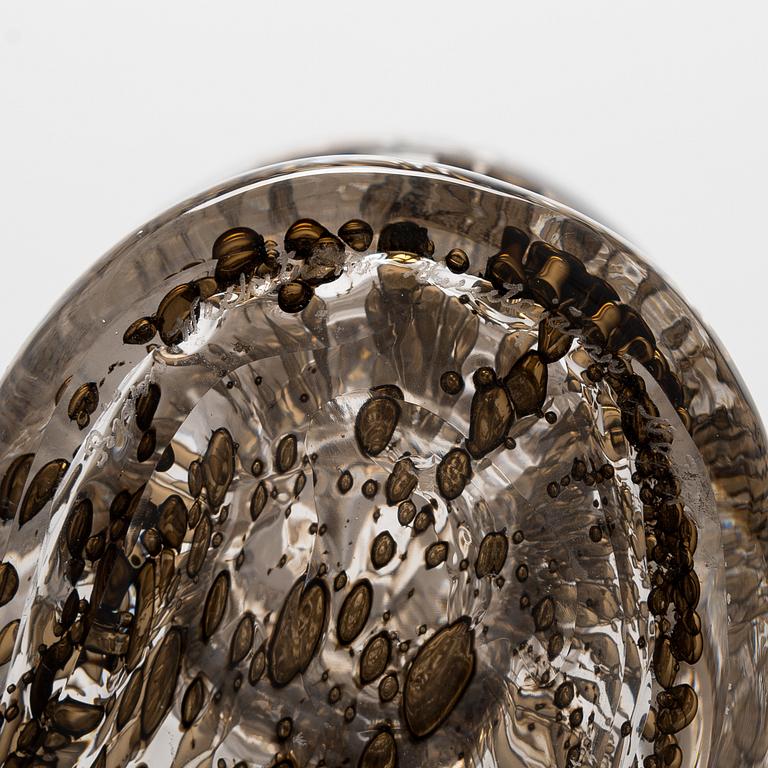 Björn Weckström, a 'Footed glass' goblet signed Björn Weckström Nuutajärvi Notsjö.
