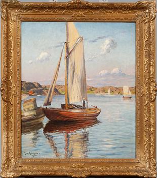 JOHAN ERICSON, olja på duk, signerad och daterad 1915.