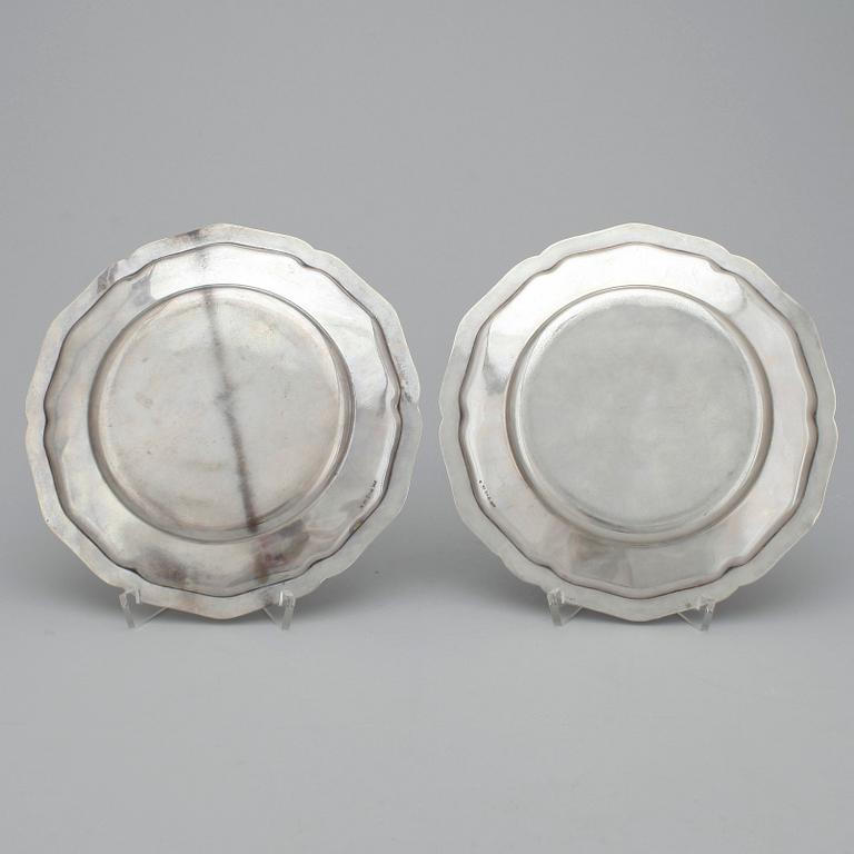 FAT, ett par, silver, K. Anderson, Stockholm 1915. Totvikt ca 340 gram.