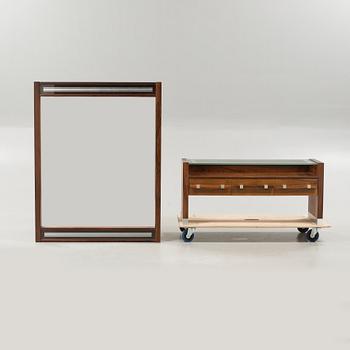 A 1960/70s hall bureau with mirror from Sweden.