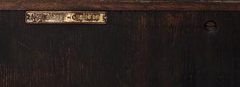 An Axel Einar Hjorth birch chest of drawers, 'Grand', Nordiska Kompaniet, NK, Stockholm 1930.