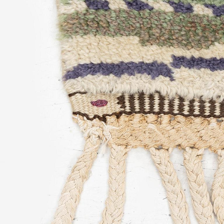 Märta Måås-Fjetterström, a 'Ängarna' carpet, knotted pile, c. 190 x 90 cm, signed AB MMF.