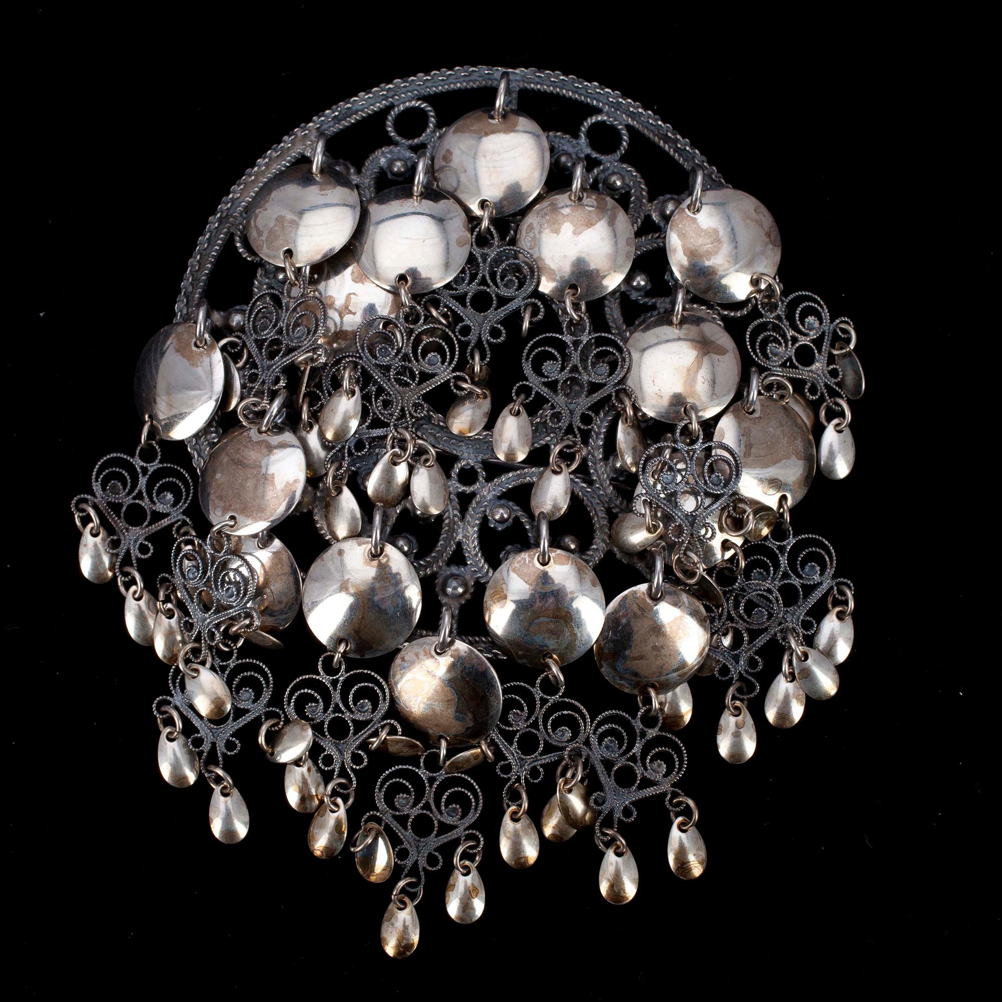 SÖLJA, silver, Norge bär importstämplar, Helsingfors 1969. Tot. vikt ca 52,0 g.